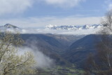 les Pyrénées depuis le col d'Aspin