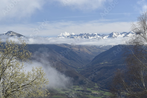 les Pyrénées depuis le col d'Aspin