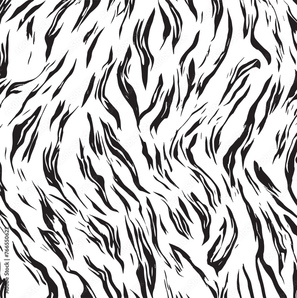 Tiger skin texture black and white Tiger skin texture black and white