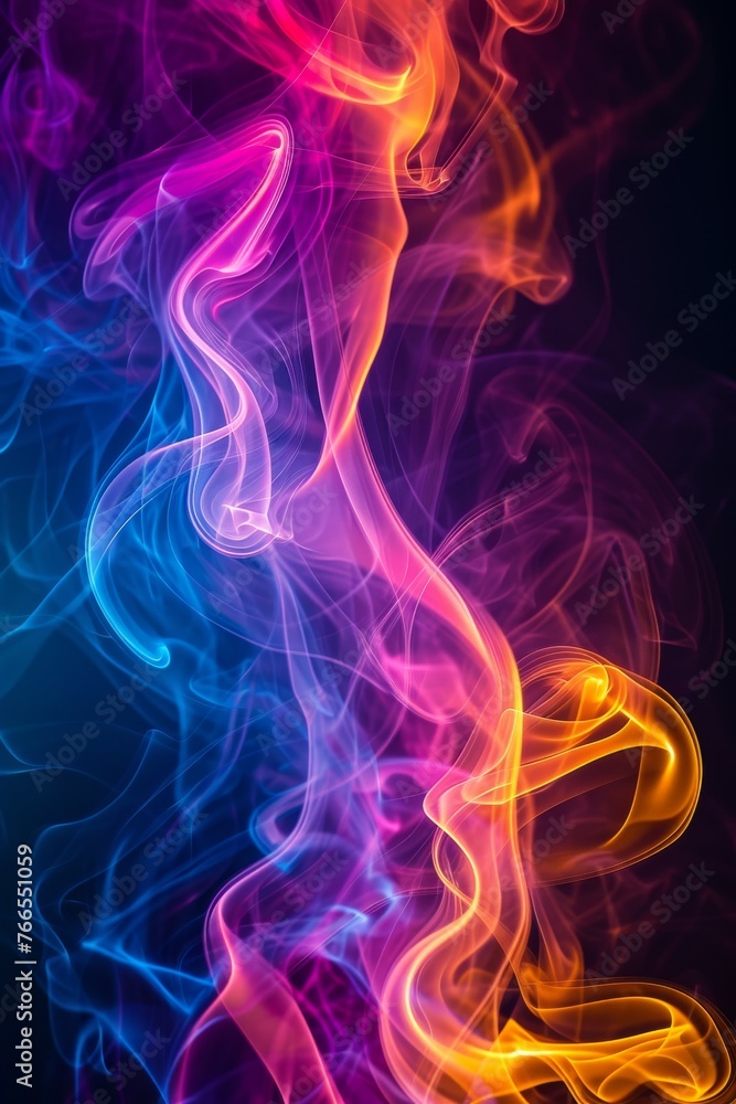 Colorful swirling energy lines image - colourful abstract smoke bright high tech abstract background Colorful swirling energy lines image - colourful abstract smoke bright high tech abstract background