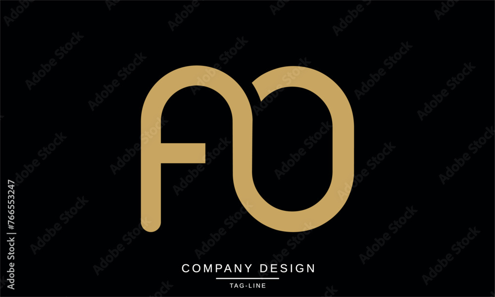 AO, OA Abstract Letters Logo Monogram Font Vector Design AO, OA Abstract Letters Logo Monogram Font Vector Design