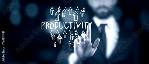 Increase productivity concept, business concept © ARAMYAN