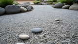 Tranquil Zen Inspired Rock Garden With Carefully