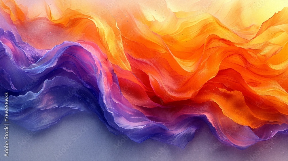 Obraz premium abstract flowing colorful waves