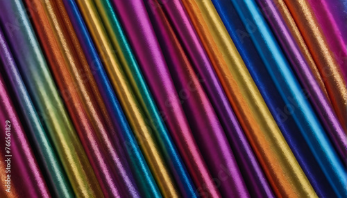 Rainbow colour glitter silk Fabric For Christmas, wedding, birthday, valentine background 