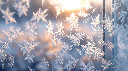 Ethereal Frost Ballet on Windowpane © Nijam