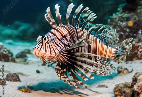 A view of a Lion Fish