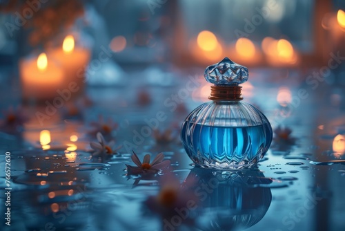 Luxury perfume. Background with selective focus and copy space © top images