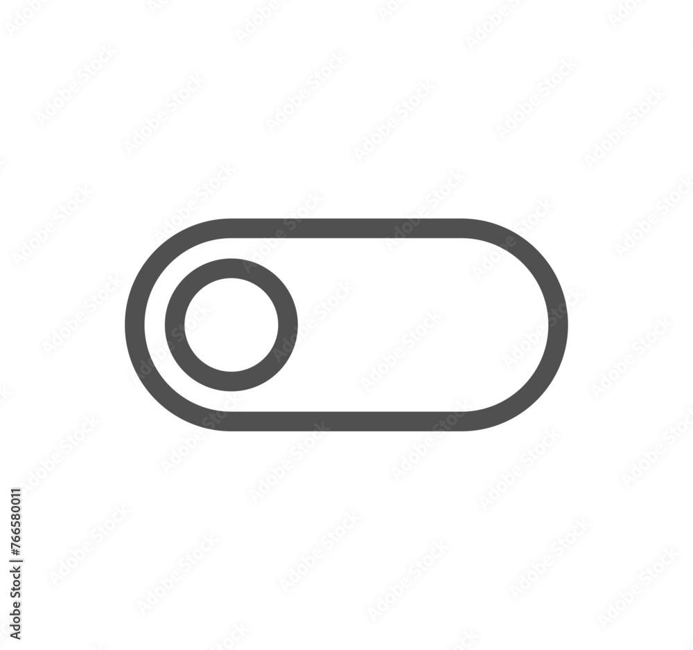 Toggle button related icon outline and linear vector. Toggle button related icon outline and linear vector.