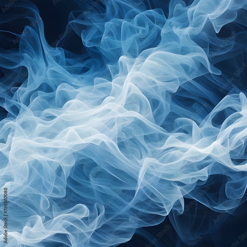 Blue Smoke Waves