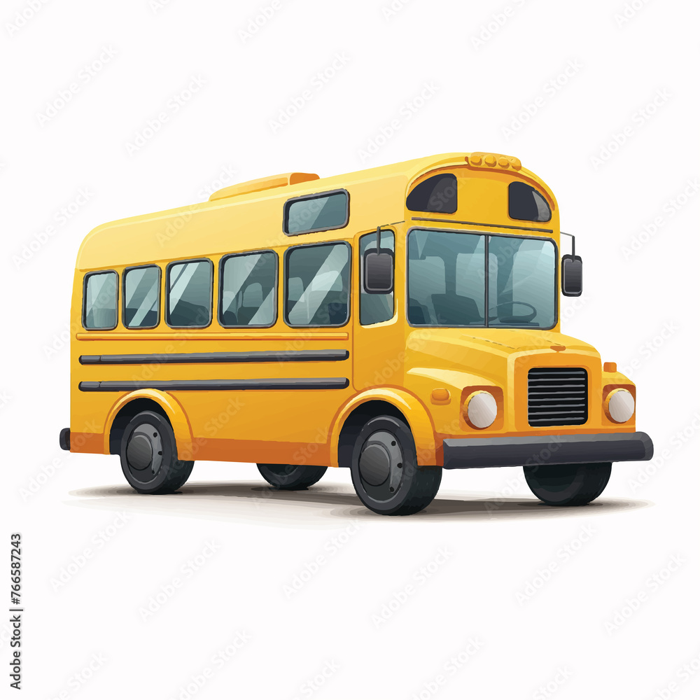 yellow bus icon