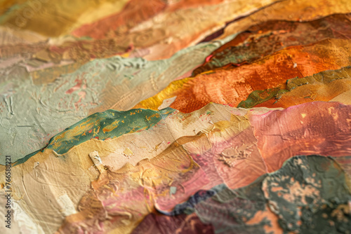 A close-up of an abstract background inspired by the stunning landscapes of Spain.