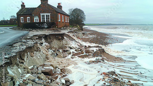 Coastal Towns Facing Menace from Erosion Control Structures photo