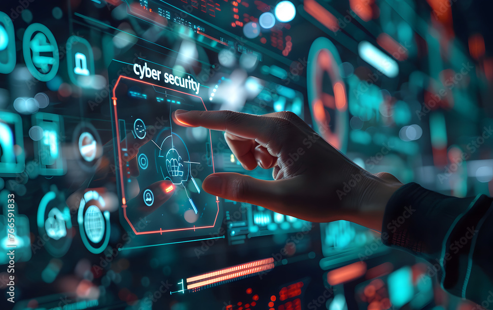 Cybersecurity, Office Work. Generative AI