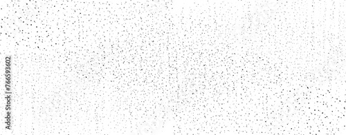 Snow, stars, twinkling lights, rain drops on black background. Abstract vector noise. Small particles of debris and dust. Distressed uneven grunge texture overlay. photo