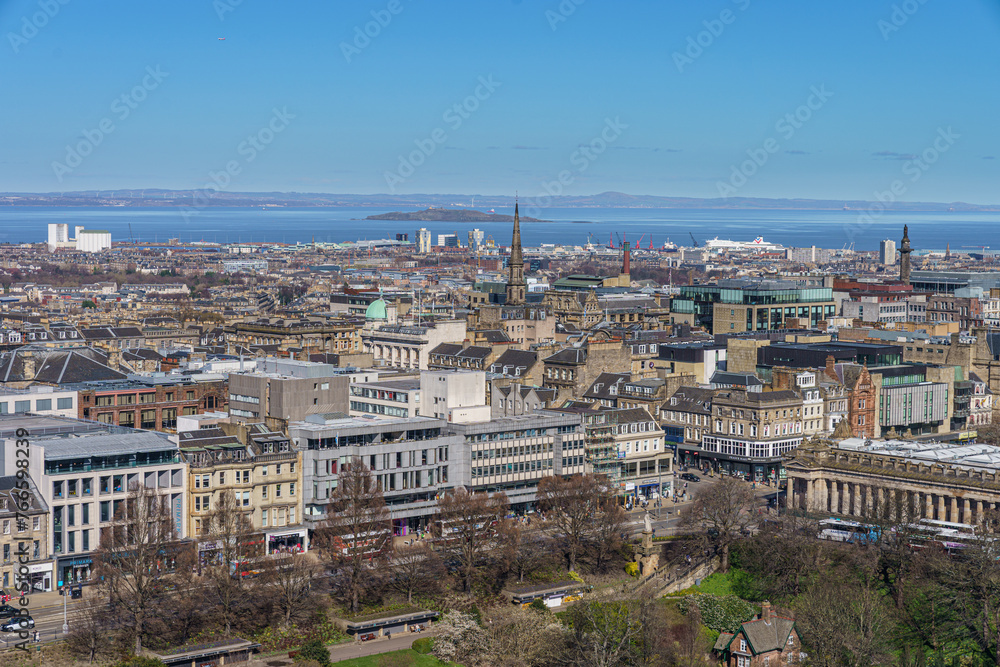 Edinburgh New Town from the Castle