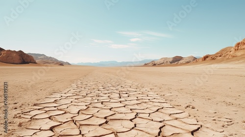 Intense Heat in Arid Landscape