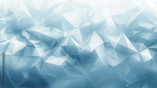 3d render Illustration abstract low poly background. AI generated image