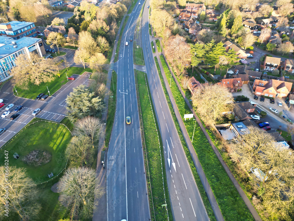 Fototapeta premium view of highway