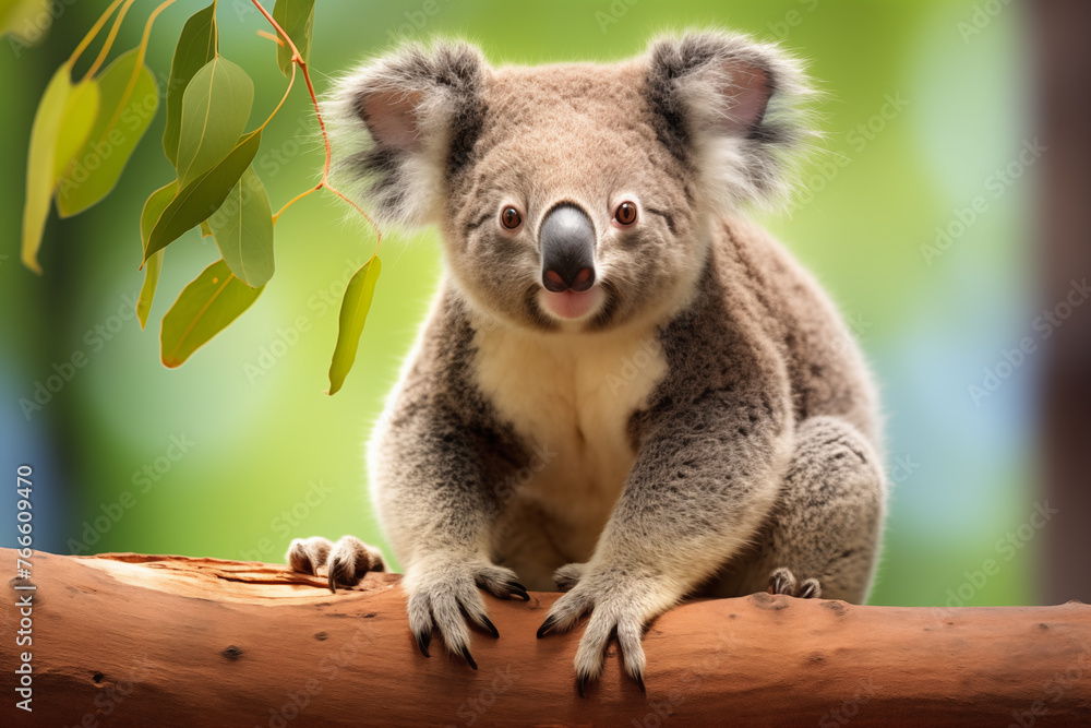 Obraz premium Koala at outdoors in wildlife. Animal