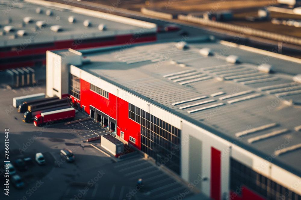Logistics distribution center, Retail warehouse. Logistics distribution center, Retail warehouse.