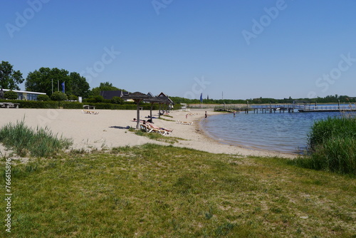 Obraz na płótnie Großer Goitzschesee in Bitterfeld-Wolfen w salonie