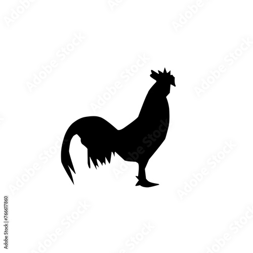 Rooster silhouette