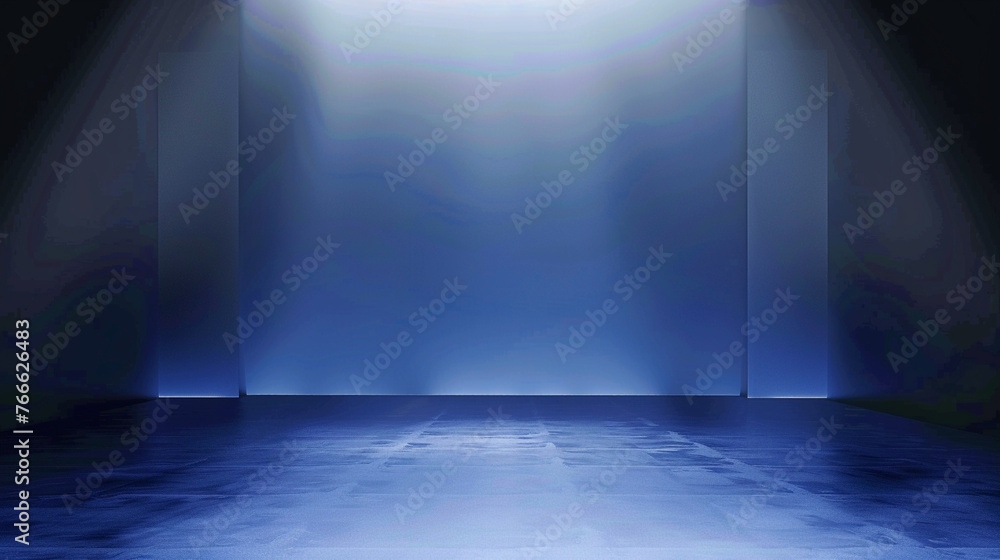 Blue stage light background