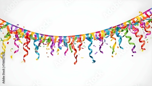 Colorful Party Streamers Celebration Festive De Upscaled 4