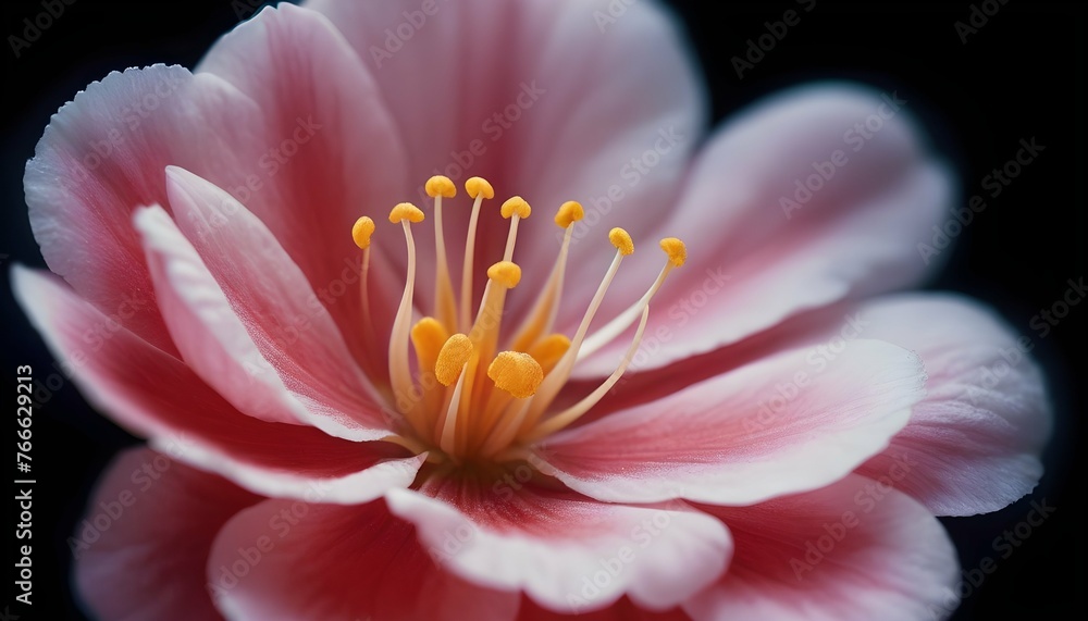A Close Up Of A Delicate Flower Blossom With Intr Upscaled 7