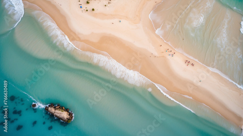 Drone View of Beach