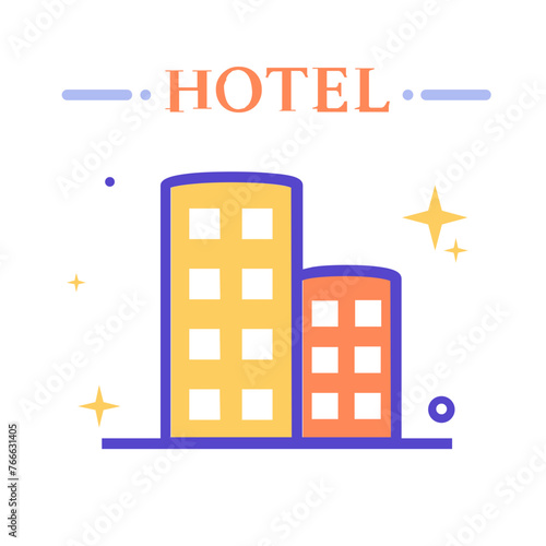 Tourism industry icon pack