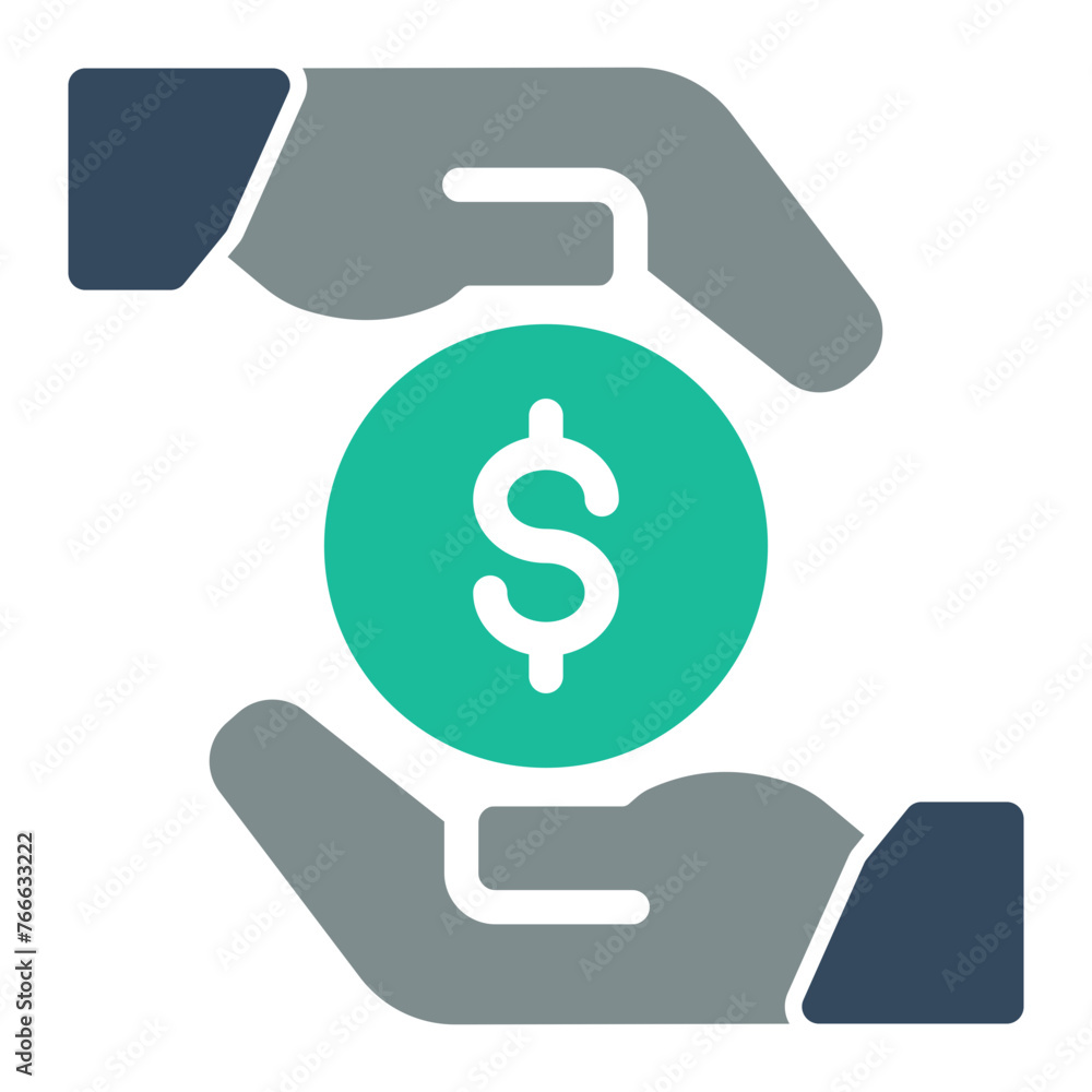 This is the Loan icon from the Finance icon collection with an color style This is the Loan icon from the Finance icon collection with an color style