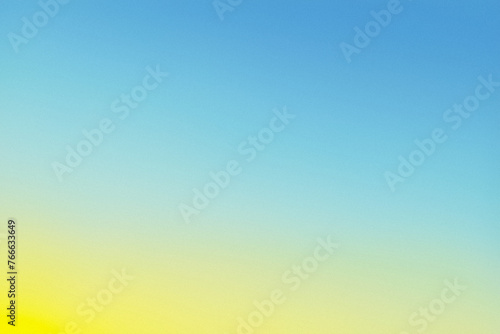 Spring Dawn: A Gentle Gradient of Sunrise and Clear Skies. Abstract gradient background. 