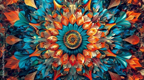 A kaleidoscope is a cylindrical optical instrument containing mirrors and loose, colored objects such as beads or glass pieces