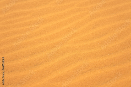 The texture of sand in the desert as a natural background. © Arthur