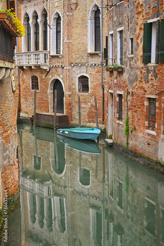 Reflections on a quiet and peaceful canal