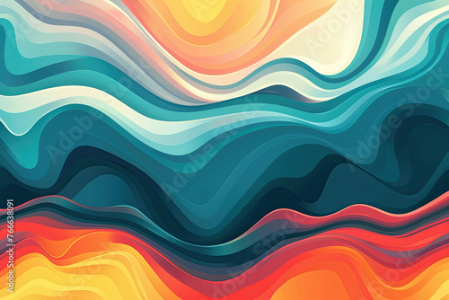Wavy Background. Dynamic Effect. Abstract design