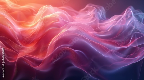 Lighting motion abstract waves colorfull background
