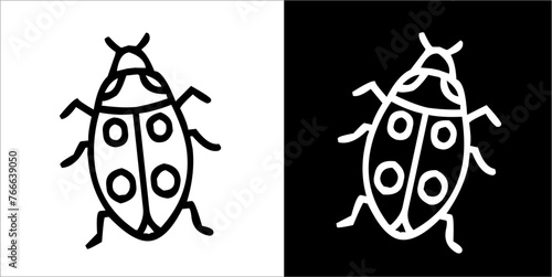 Illustration vector graphics of insect icon