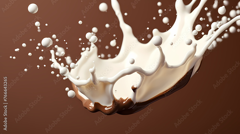 splash of chocolate and milk splash of chocolate and milk