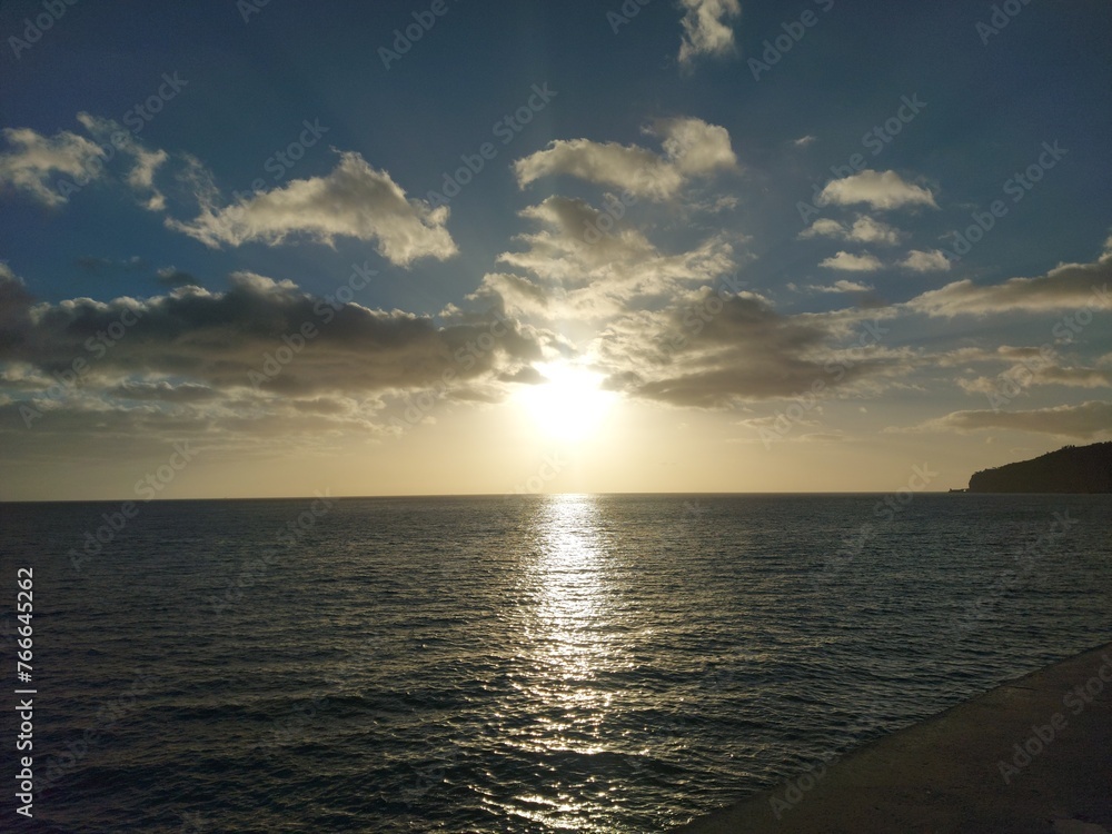 Fototapeta premium hawai big island, big island, hawai, haway, hawaii, beach, ocean, blue, green, landscape, background, nature, outdoor, Kona city, sand, peace, relax, adventure