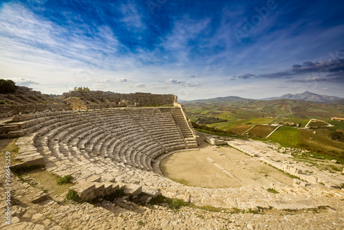 Segesta Amphitheatre in Sicily