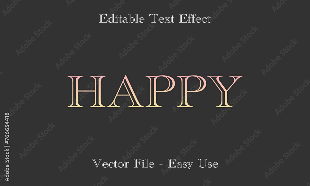 Editable Text Effects Gradient Style Editable Text Effects Gradient Style