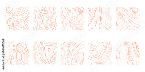 Topography Pattern Vector