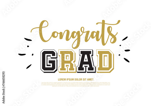 class of 2024 congratulations graduates vector graphic design