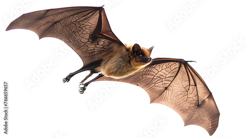 Bat in flight, cut out
 photo