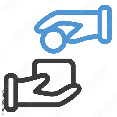 alms giving icon