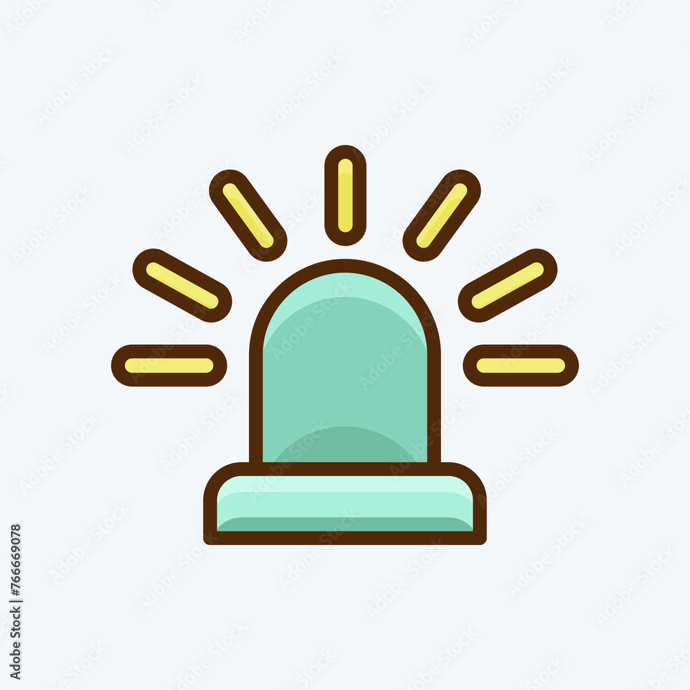 Icon Alert. suitable for Security symbol. flat style. simple design editable. design template vector. simple illustration Icon Alert. suitable for Security symbol. flat style. simple design editable. design template vector. simple illustration
