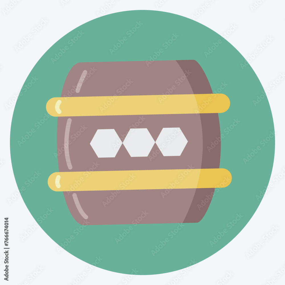 Icon Barrel. suitable for Bee Farm. Flat Style. simple design editable. design template vector. simple illustration Icon Barrel. suitable for Bee Farm. Flat Style. simple design editable. design template vector. simple illustration